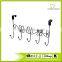Store More Plastic Sprayed Black 5 Rack Hanger Door Hook
