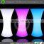 2017 new designed high quality bar tables with led changing color function