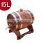 Top grade wholesale price finished wooden barrel
