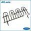 Outdoor garden decoration portable small carven plastic fence
