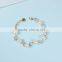 Gold Star Pearl Linked Bracelet Gold Chain Bracelet