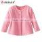 oem factory custom children boutique kids fleece jacket for girls