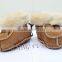 CX-SHOES-05E Wholesale Winter Sheep Leather Shoes Baby Snow Boot Baby Shoes