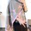 high quality 2017 Spring women scarf new coming flamingo printed pattern imitated cashmere material girl cappa