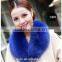Genuine fur scarf fox fur ring autumn winter shawl coat collar decoration high quality 100% real collar