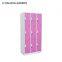 Luoyang Fenglong Cheap changing room 6 door stainless steel storage lockers metal school locker for student/gym/kids/fac
