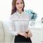 Wholesale Stand Collar Women Formal t Shirts New Fashion Pretty Ladies Clothing