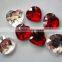 crystal glass Large beads rhinestones gems NON HOTFIX FLAT BACK Rhinestone