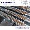 D45/90 conical screw barrel for extruder process
