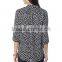 Womens Long Sleeve Chiffon Floral Printed Blouses Top Quality Ladies Latest Blouse Design Pictures
