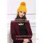 Beanie Bobble Fall Winter Hat For Ladies