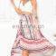 New fashion skirt in Red Print boho long maxi skirt, latest long skirt design