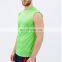 mens neon green sports racer back singlet