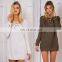 New design V-neck straps women sweater long sleeves sweater for ladies KMY1080
