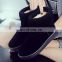 Fashion lady winter boots punk rivet style women ankle strap chunky heel shoes
