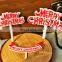 christmas decoration cake cards merry christmas cake cards