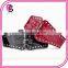 customize wholesale women fashion corset belt with rivets extra wide belt