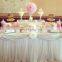 TC207A wedding tablecloths white sequin table cloth online