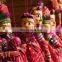 10 PAIR RAJASTHANI INDIAN BIG Puppets DECORATIVE HOME Decor Kathputli RARE Vintage DOLL COUPLE HOME DECOR ART Ethnic door hangin