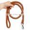 Leather Pet Collar And Leash with OEM ODM