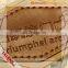 Custom Private Fashion Design Stitching Leather Patch Label For Garment