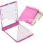 Chinese factory price LED light mirror folding makeup mirror