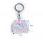 Custom printed transparent acrylic keychain, plastic keychain