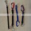 plastic spiral bungee cord coil lanyard with customized color