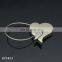Five-Pointed Star Shape Stainless Steel Wire Rope Zinc Alloy Metal Keychain