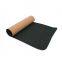 Natural Rubber Cork Material and Burlywood Color Cork Yoga Mat