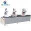 Hot sales upvc window and door welding machine with three head