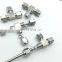 Quick coupler O.D 10 mm hard tube stainless steel 304 three way T type connectetric faucet plumbing hose coupling fittings