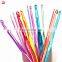 22 pcs  easy to weave crochet hook set  in PU case bag knitting needles