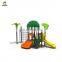 Hot sale kids plastic slide and swing set for house