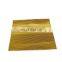 disposable custom laminated 10mic silver pink purple green gold chocolate foil packaging wrapper 8cm x 8cm