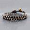 2 rows string bracelet accessories handmade XE09-0283