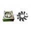 High presicious household electric parts plastic fan blade mould