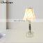 Home Decor Amazon Vintage Battery Operated Bed Side Dumbbell Aluminium Metal Table Lamp