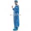 SMS 45gsm Sterile Surgical Gowns Ultrasonic Sewing Non Woven Disposable Medical Gowns