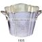 Stainless Steel Ice Bucket With Handle With Polished Finish