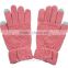 2016 fashionable acrylic golve high quality gloves with touch screen