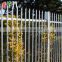 Metal Garden Fencing Park Guardrail Galvanized Steel Palisade Fence