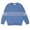 Warm Crew Neck Kids Wool Cashmere Knitted Sweater