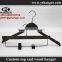 IMY-460 Brush off Brown Wooden Thin Flat Hangers for Clothes