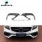 Carbon Fiber W213 Front Bumper Fog Lamps Air Vents for Mercedes Benz E63 AMG 4-Door 2018 2019