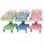 Wholesale China supplier ABS adjustable height baby bed crib with wheels for new born