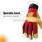 HANDLANDY Top Quality Hot Sell Custom Logo Full Grain Golden Deerskin Leather Gloves Mechanics Work Gloves Construction
