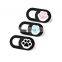 2021 best sellers 0.7mm thin slide glitter colorful cartoon strong adhesive ABS plastic Web camera cover