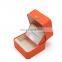 Romance Luxury Customized Pu leather Led Ring Box