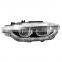 OEM 63117339385 63117339386 F30 Auto headlight HEAD LAMP ASSY Hid Angel Eyes Headlight for BMW F30 3 series F35 2013-2015